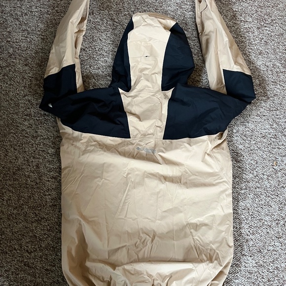 Columbia Northwest Explorer 3L Jacket, Men's large, beige, rain/ski/snowboard - Picture 6 of 10